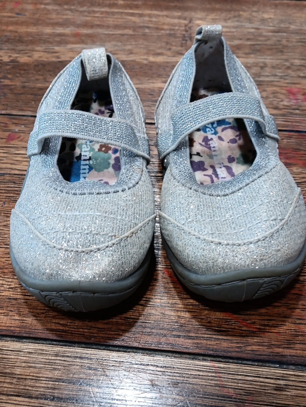 Garanimals Sparkle Mary Jane Kids Shoes - Silver